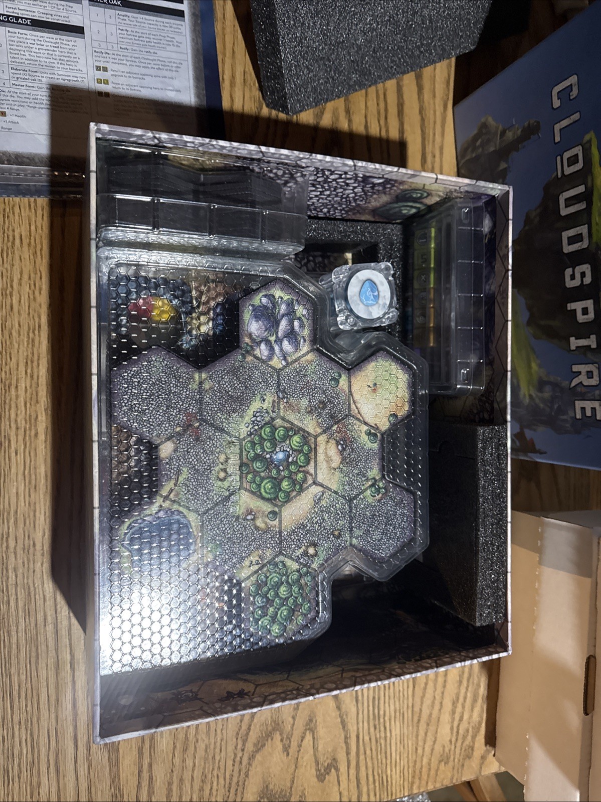 Cloudspire Board Game Sealed Chip Theory Games Premium Strategy Tower Defense