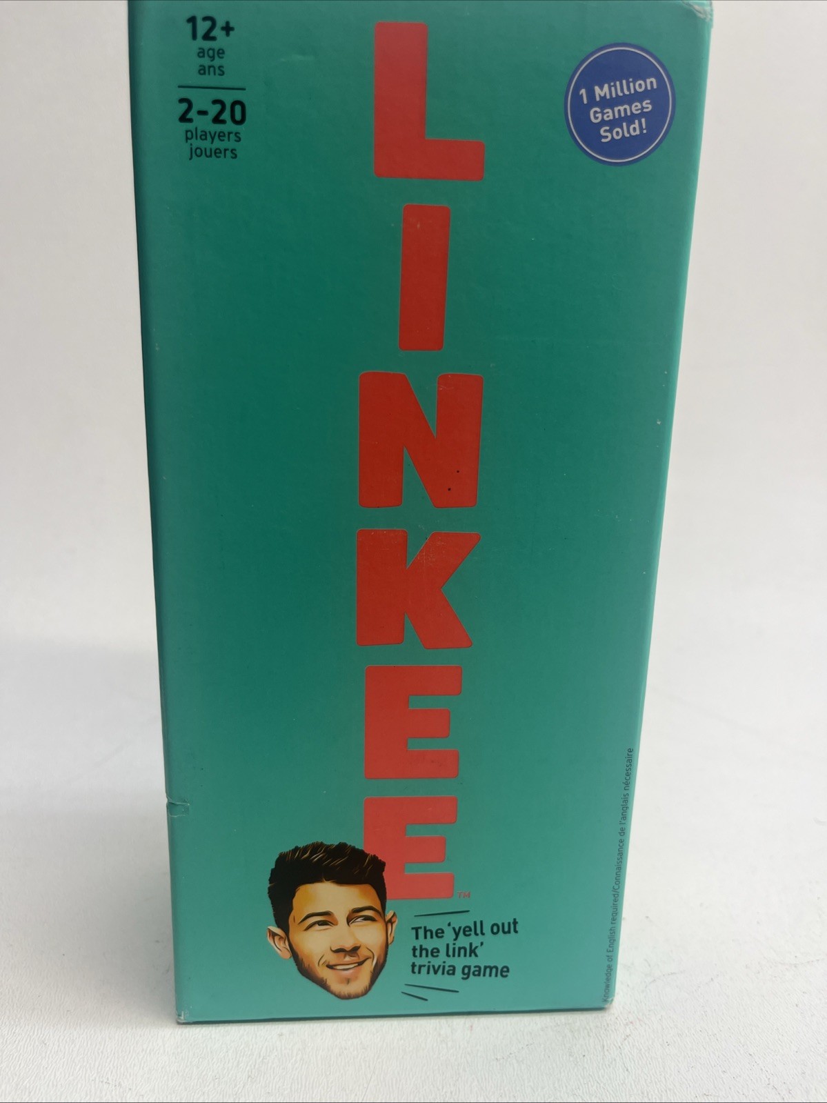 Linkee: Nick Jonas Edition: Trivia Game 2 To 20 Players Ages 12+ Fun Family Game