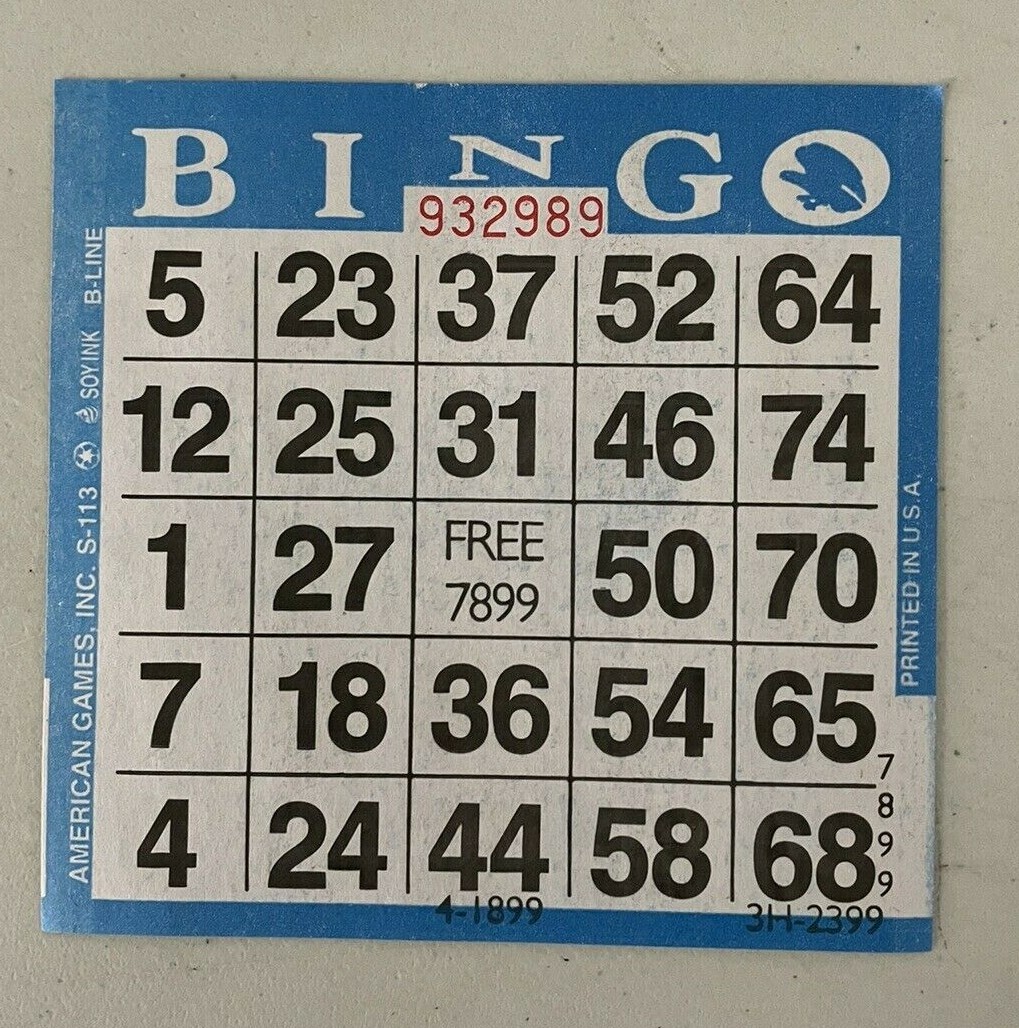 Bingo PAPER Cards 100 Square 1 On Triple or 3 Page Books 300 Sheets 3 Colors