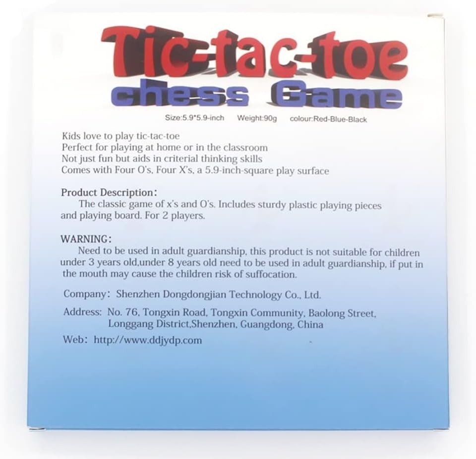 Interactive Resin Tic Tac Toe Game for Kids – Perfect Travel Toy at 15 cm