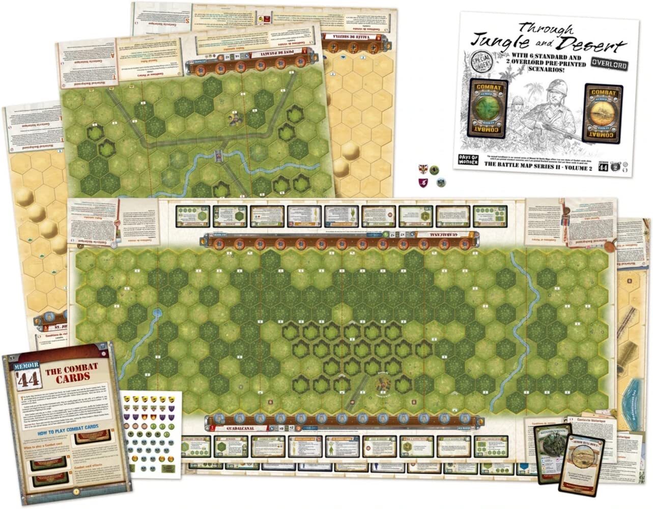 Memoir ’44 Through Jungle and Desert Board Game EXPANSION by Days Of Wonder