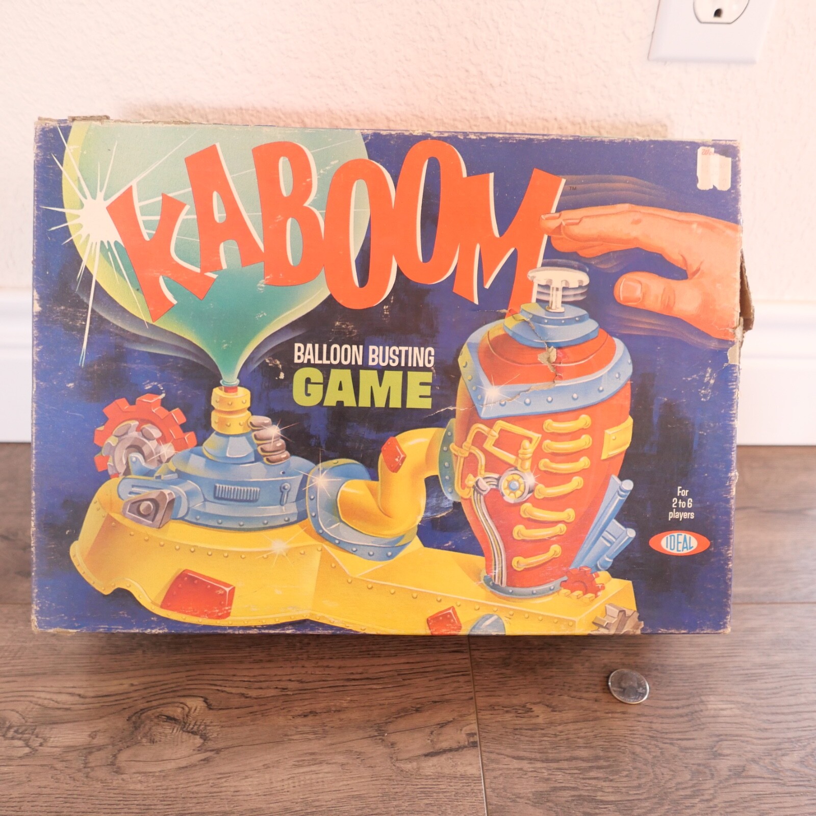 VINTAGE!!! 1965 Ideal KABOOM BALLOON BUSTING GAME