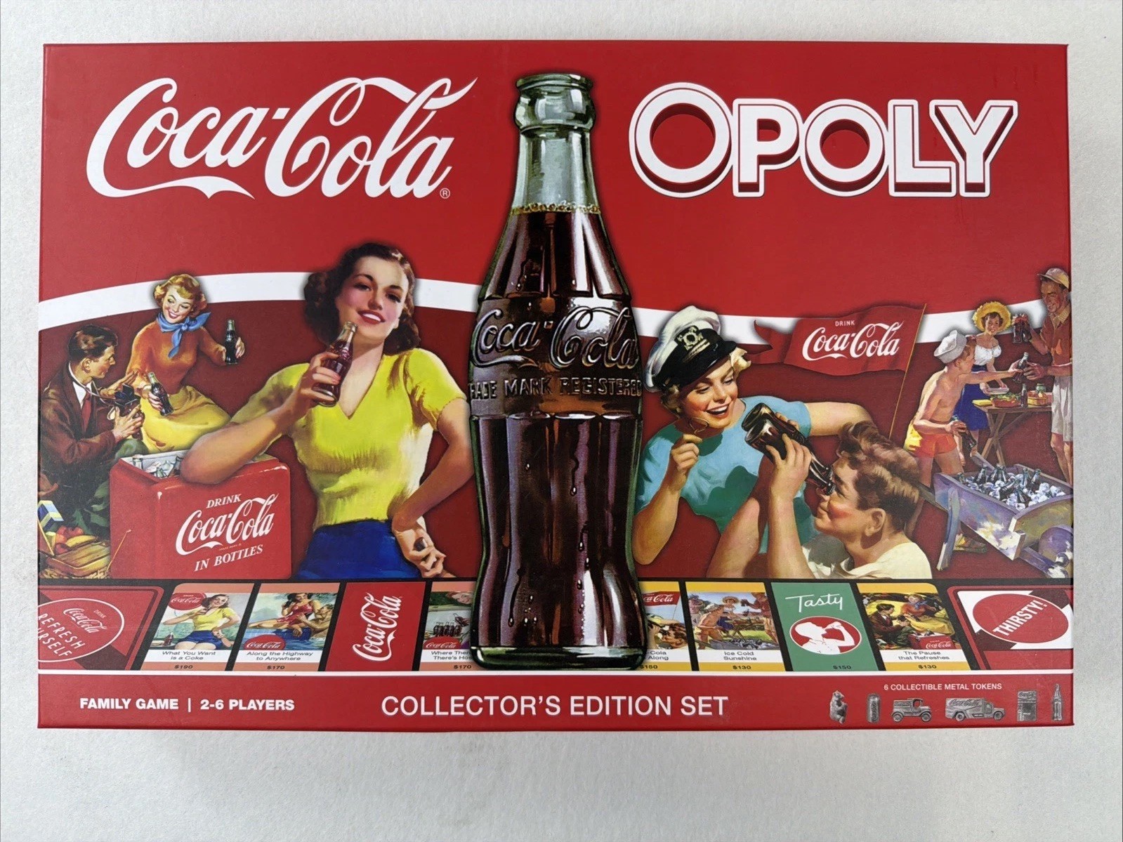 NEW 2020 Monopoly Coca-Cola Opoly Board Game Coke Collector’s Edition Sealed