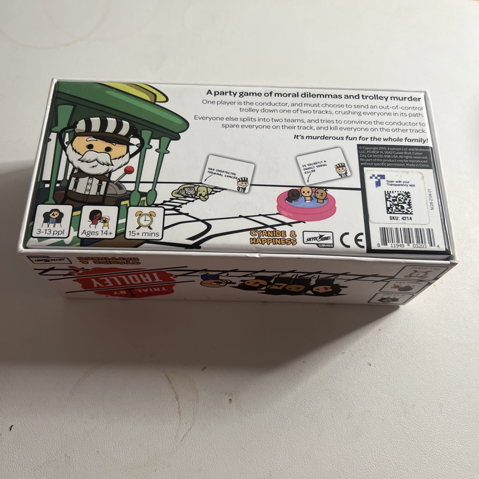 Skybound Trial by Trolley Moral Dilemma and Murder Party Game – SKY4214