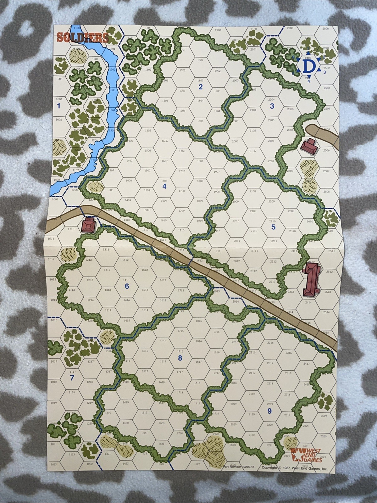West End Games. 1987. Soldiers. Man-To-Man Combat In WWll. Punched. VGC.