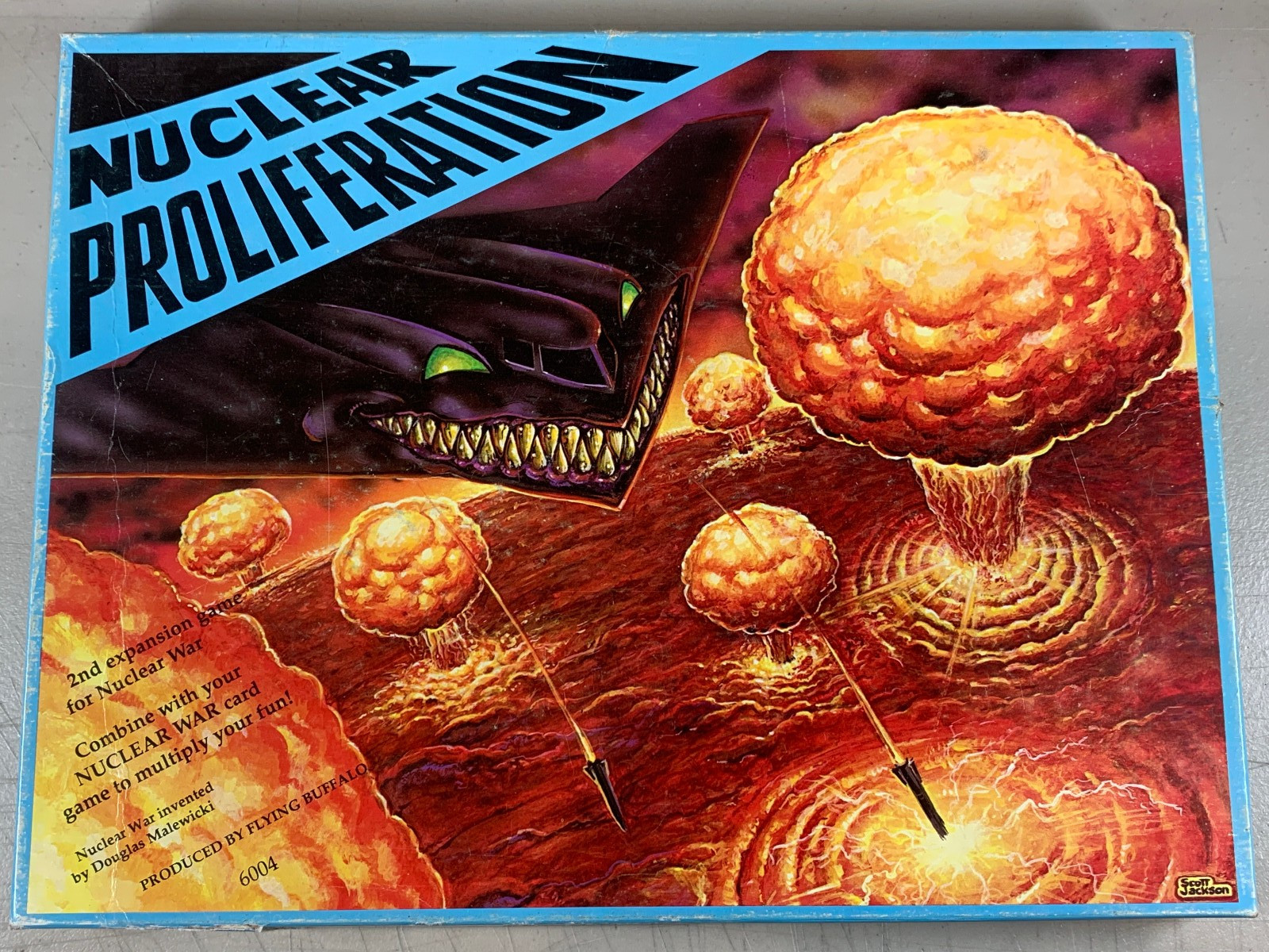 READ! 1992 Flying Buffalo #6004 Nuclear Proliferation + War & Escalation? Game