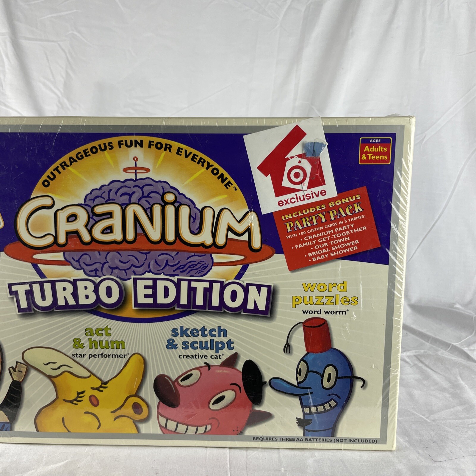 2004 Cranium Turbo Edition Family Board Game Adult & Teen Fun Facts New Sealed