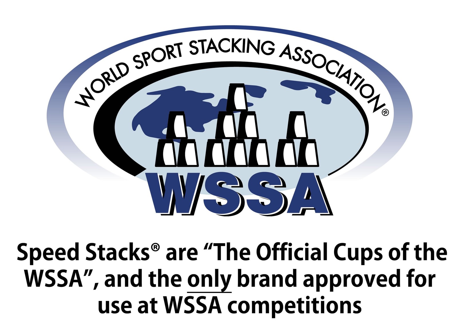 Speed Stacks | Sport Stacking Competitor, Blue – 12 Cups, Holding stem, with…