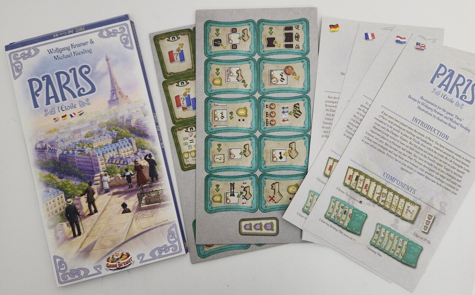 Paris Standard Edition + Paris l’Etoile Expansion + Wooden Resources SUPERSALE
