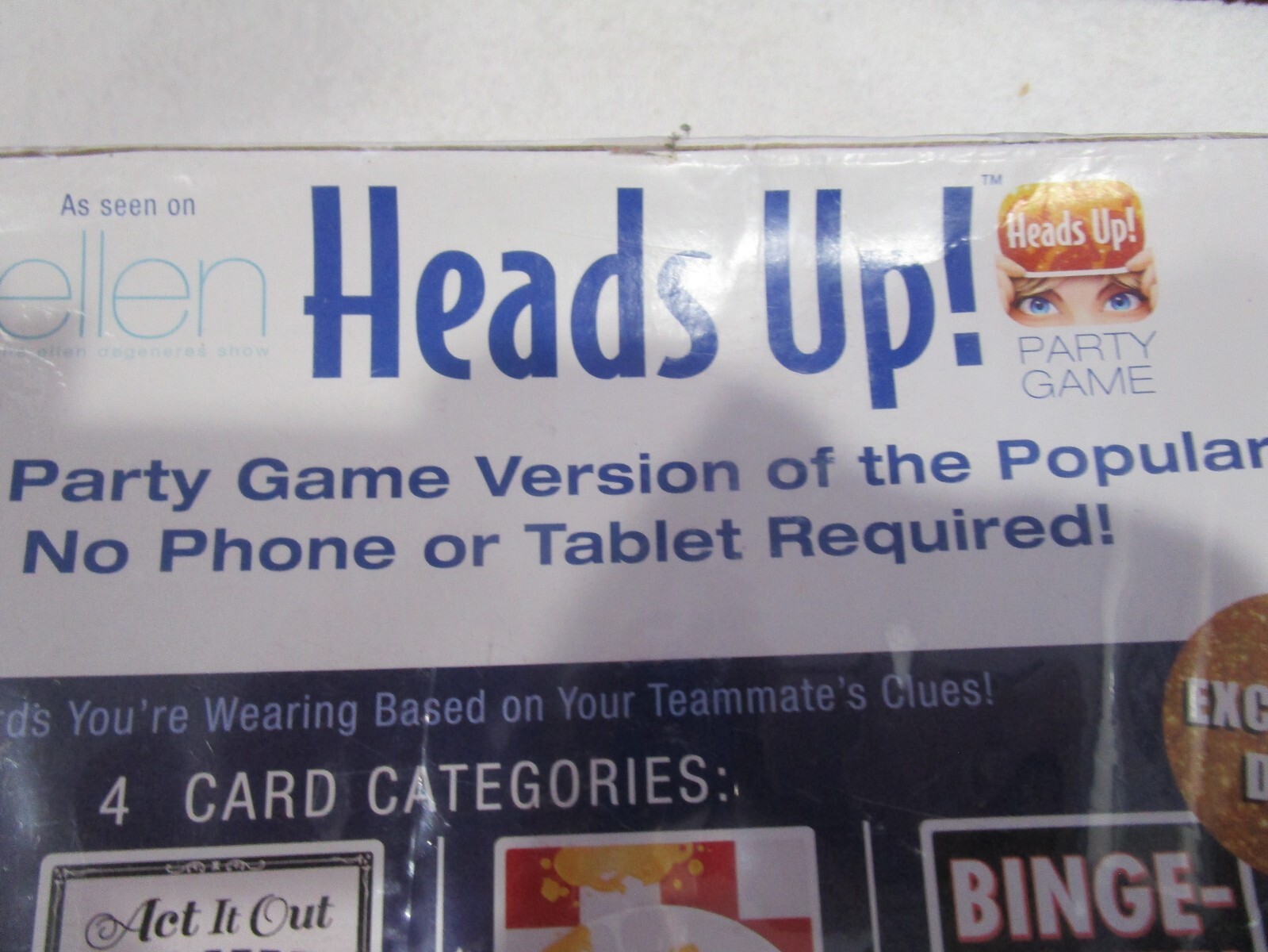 Heads Up! Party Game 3rd Edition Trivia (as Seen on Ellen)