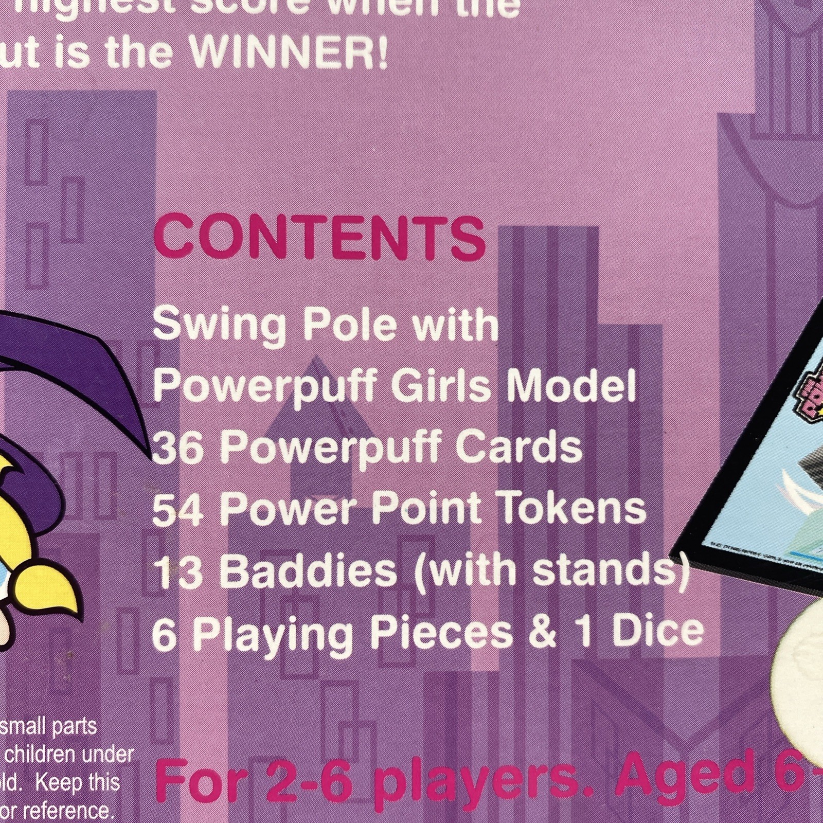 The Powerpuff Girls Flying Action Game Cartoon Network Incomplete