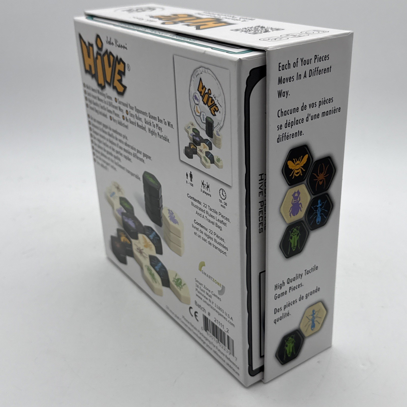 HIVE Tile Board Game Complete John Yianni Smart Zone Gen 42 Award Winner