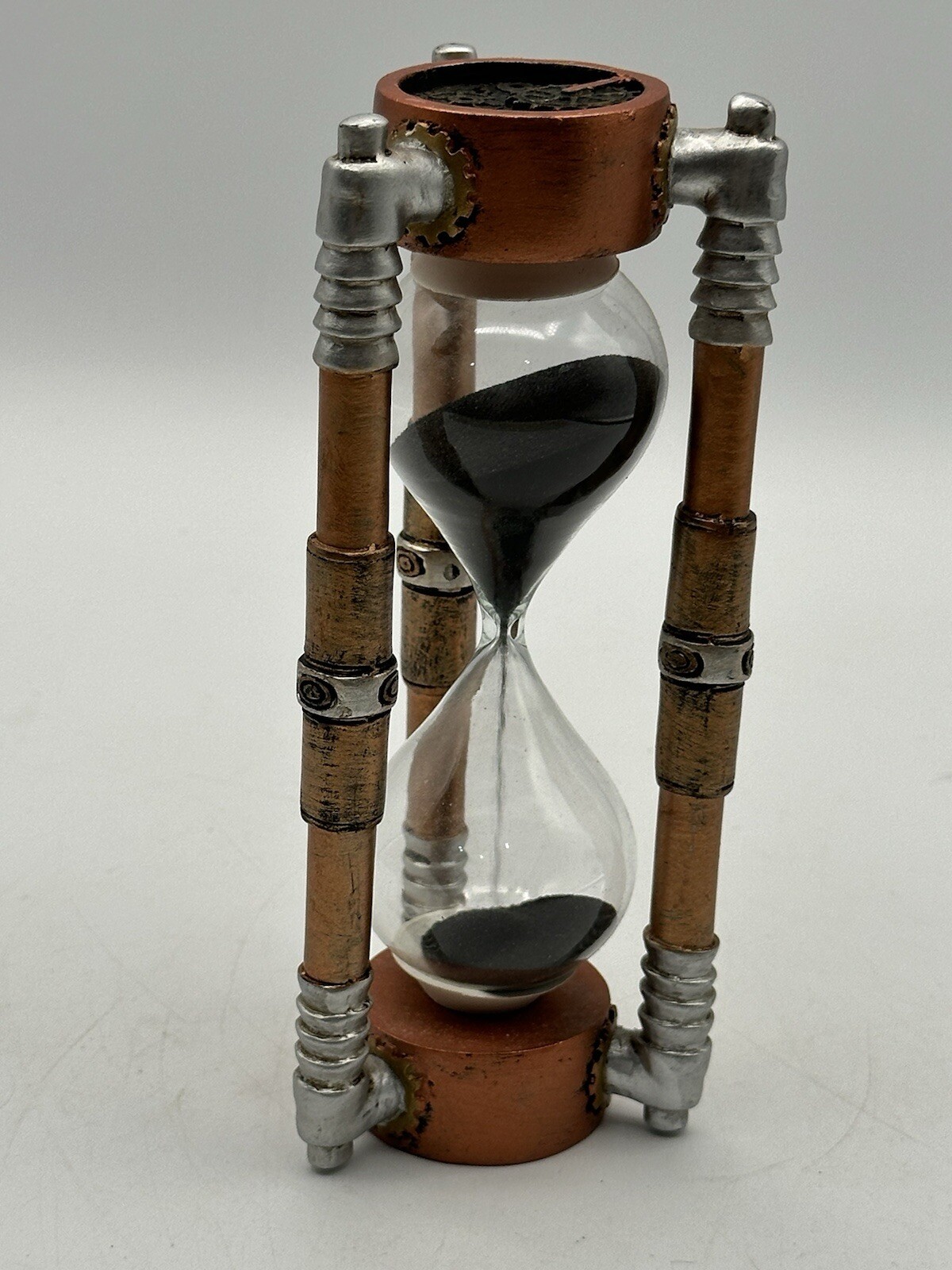 Ebro Past Present And Future Steampunk Gear Work Black Sand 5 Minute Timer