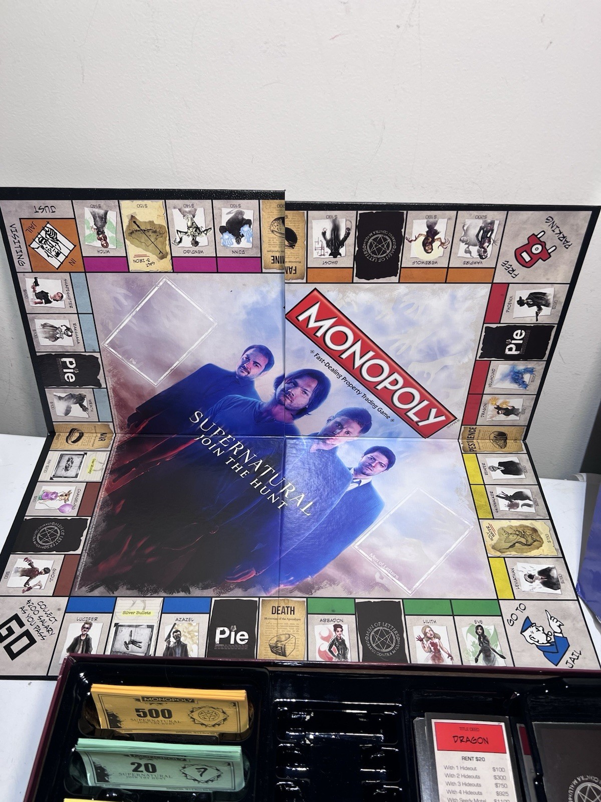 Monopoly Super Natural Join The Hunt Collectors Edition Complete Board Game 2015