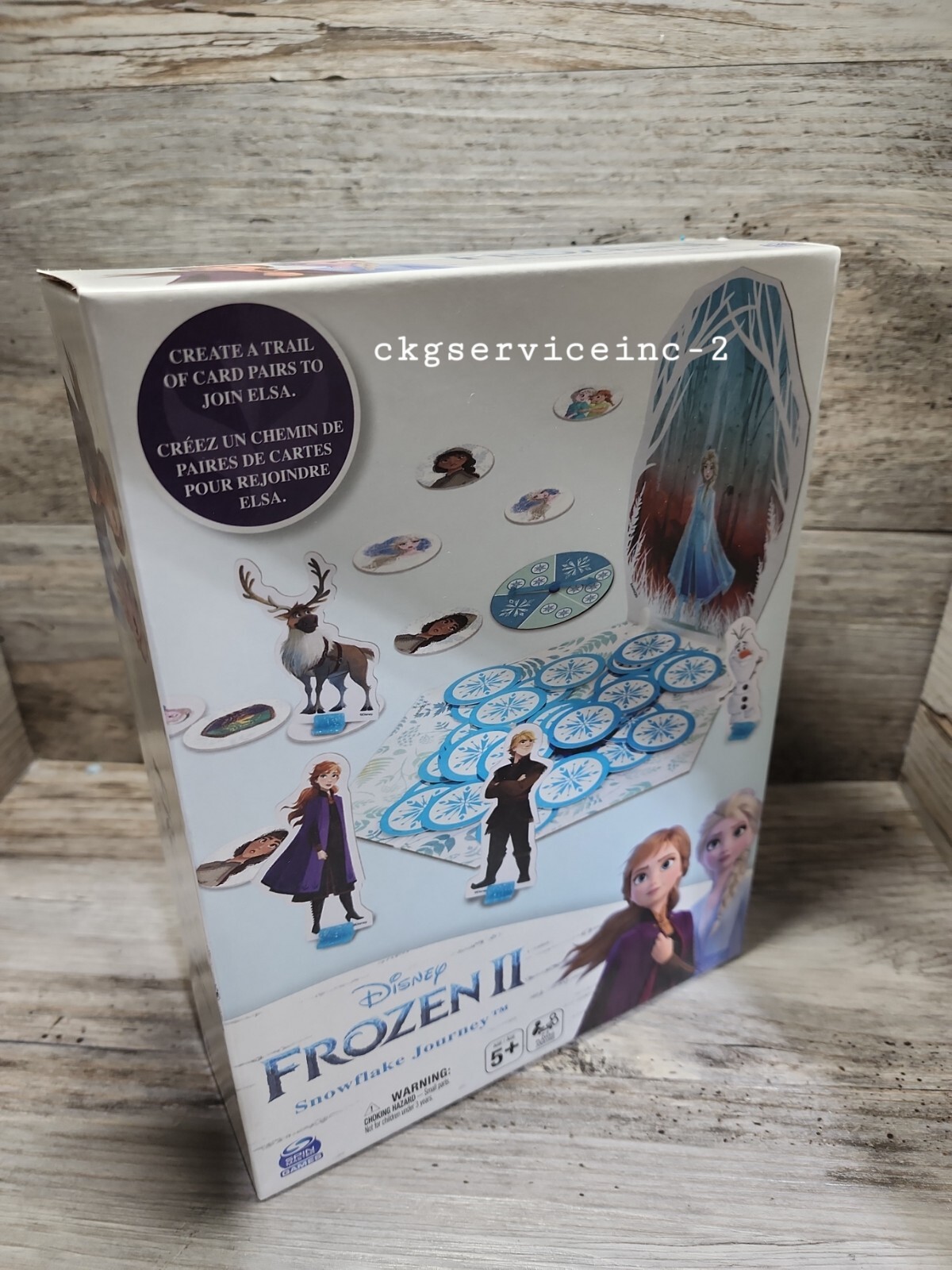 Disney’s Frozen 2 Snowflake Journey Board Game ~ Elsa Anna Olaf Movie Theme