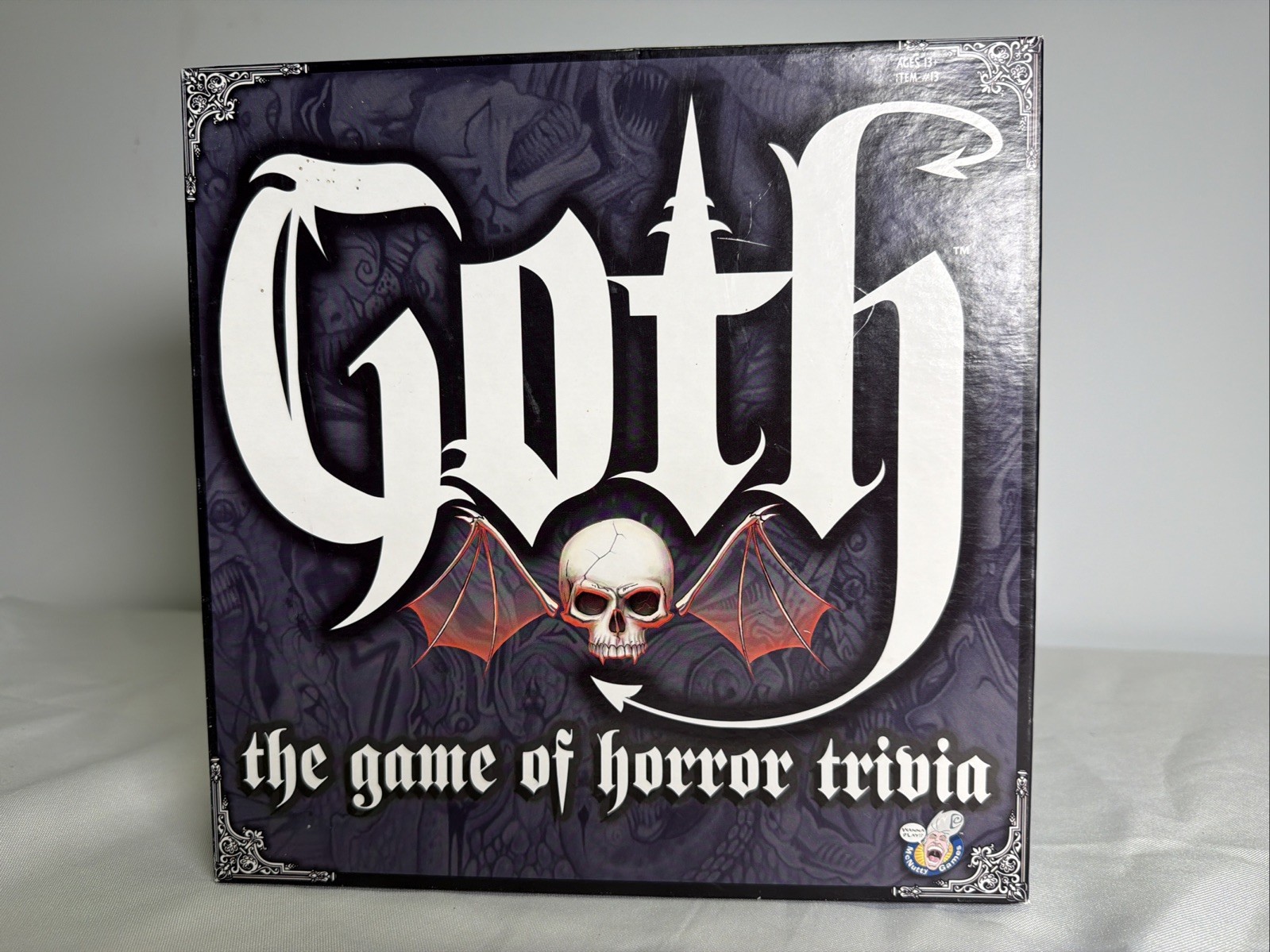 Goth The Game Of Horror Trivia Board Game EUC Complete!