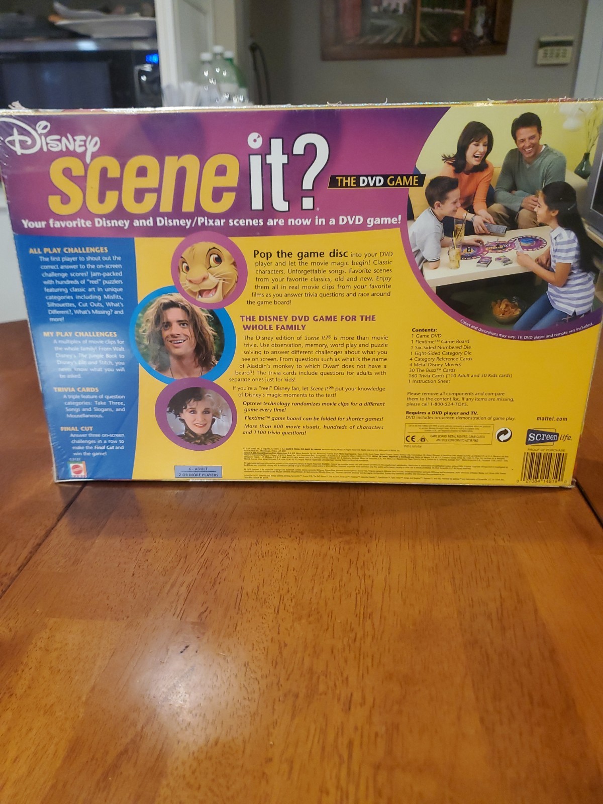 DISNEY SCENE IT? DVD Family Trivia Board Game First Edition 2004 New Sealed