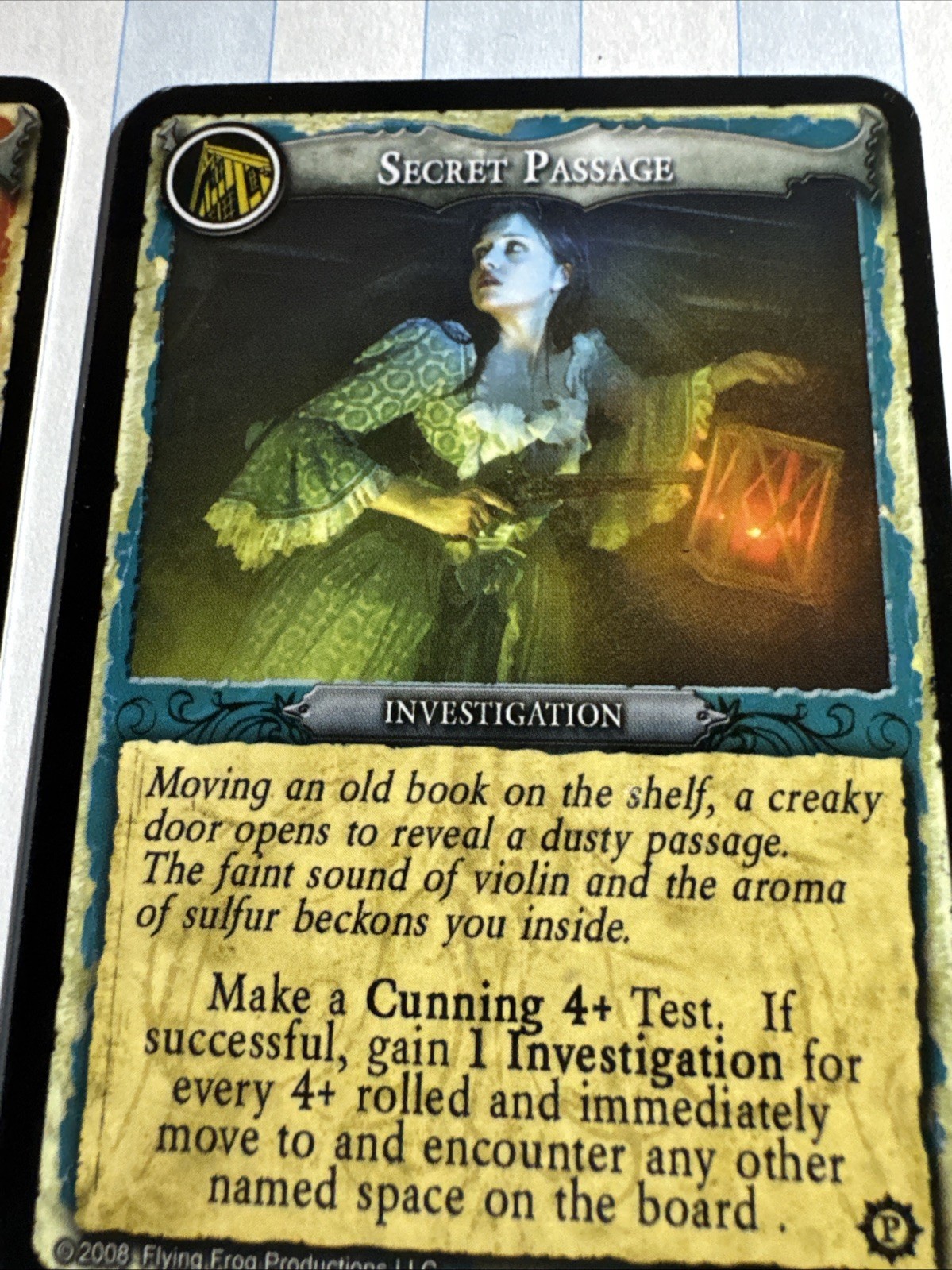 Dark Gothic Colonial Horror Highwayman & Secret Passage Promo card Flying Frog