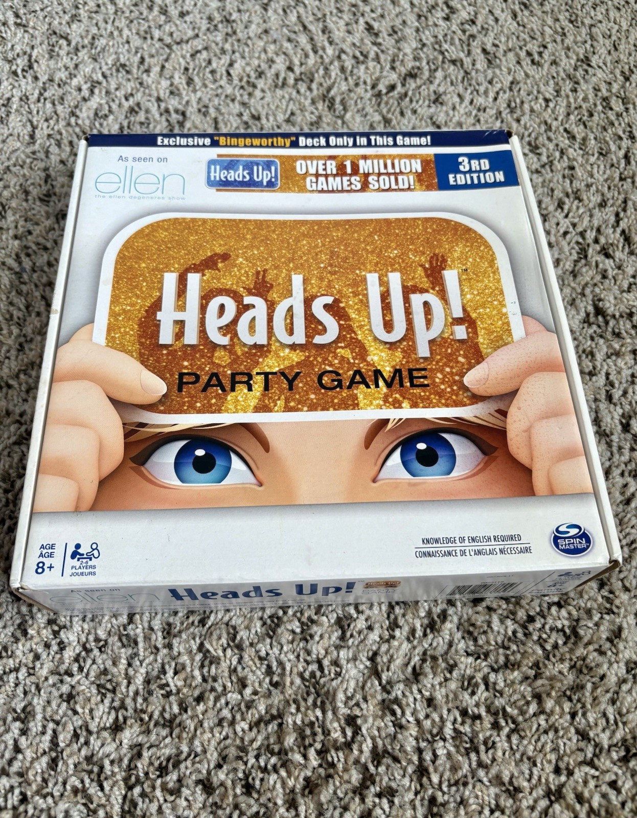 Heads Up! Party Game – 3rd Edition – As Seen on Ellen