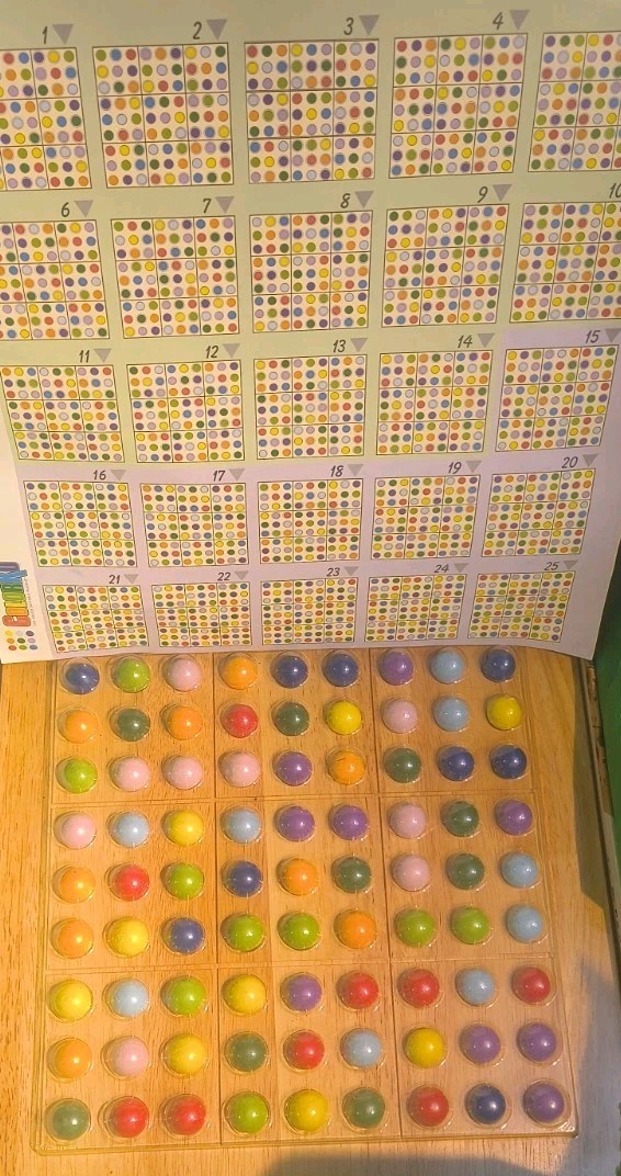 ColorKu Game The Color Sudoku Puzzle COMPLETE Solid Wood w/ Pieces SHIPS FREE