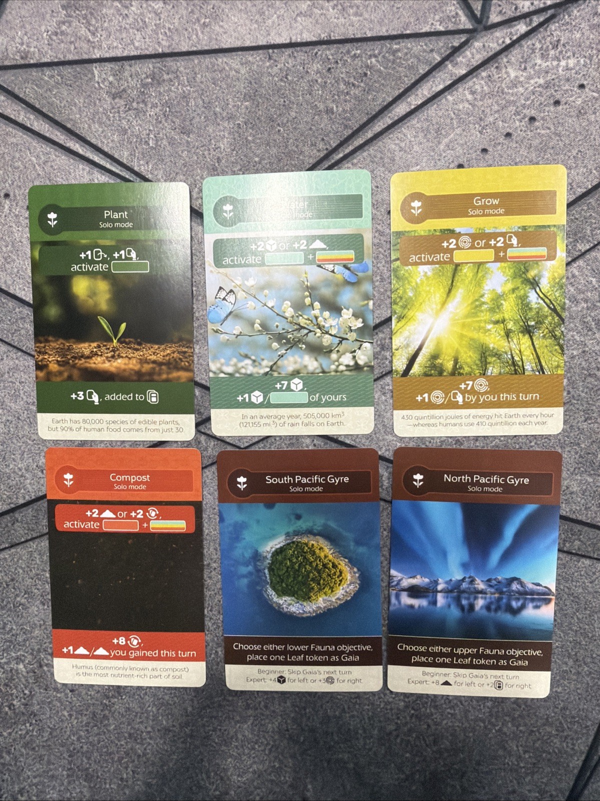 Earth Board Game Solo Mode Replacement Cards Inside Up Games Parts