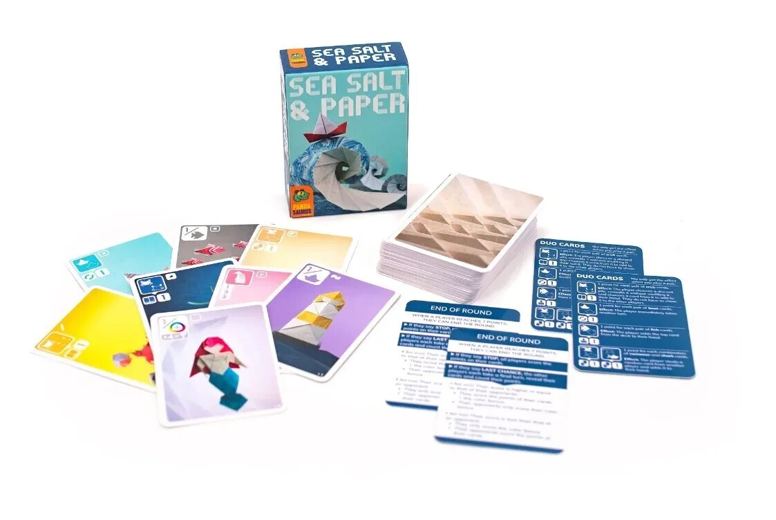 Sea Salt & Paper + Extra Salt Expansion + Extra Pepper Expansion Card Game NEW
