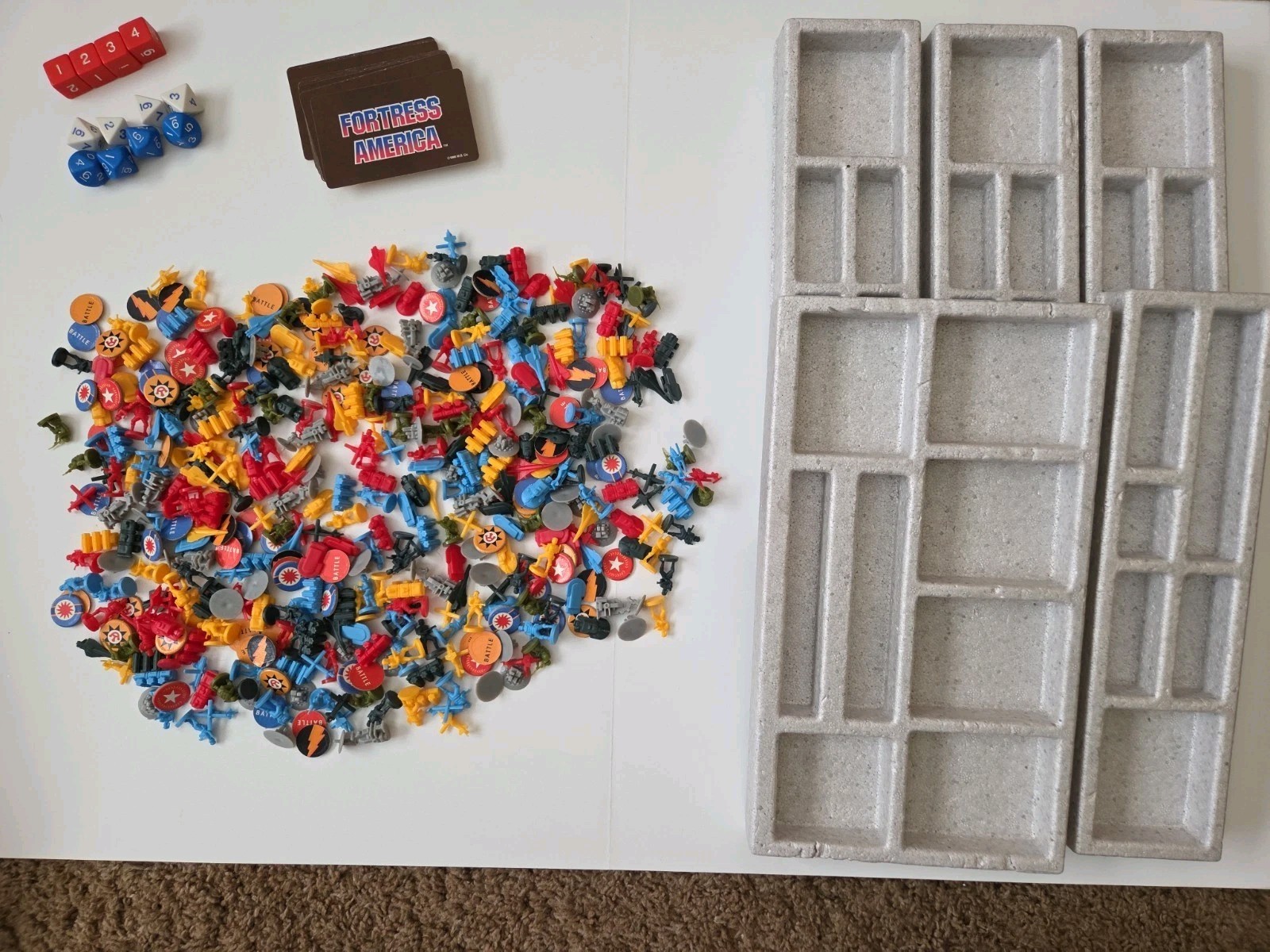 Fortress America United States Under Attack Milton Bradley Vintage 1986