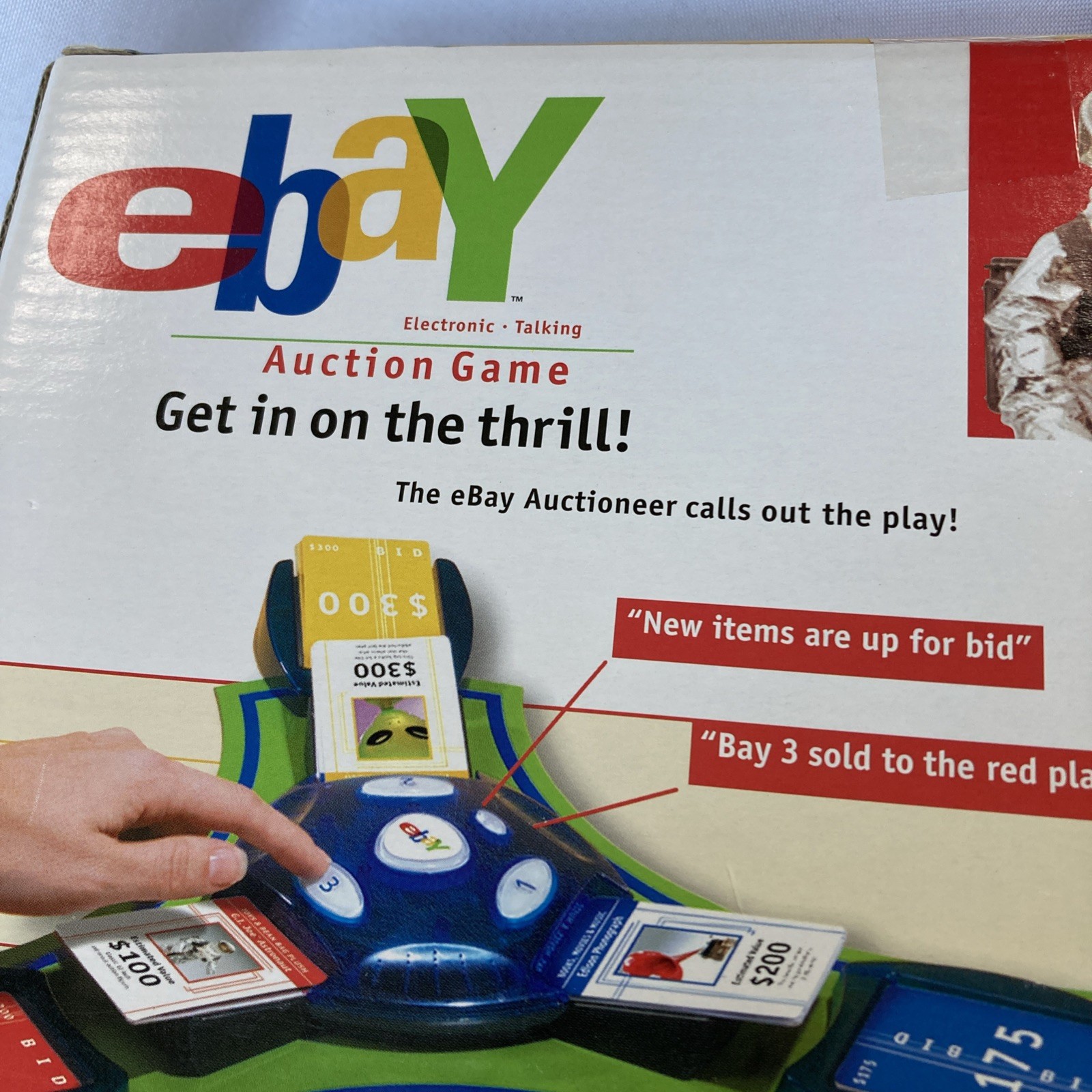 eBay Auction Electronic Talking Board Game Hasbro 2001 Complete New
