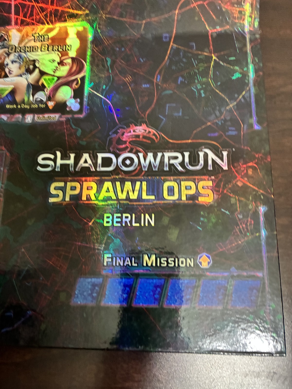 Shadowrun Sprawl Ops Legendary board kickstarter game coop competitive solo 1-4p