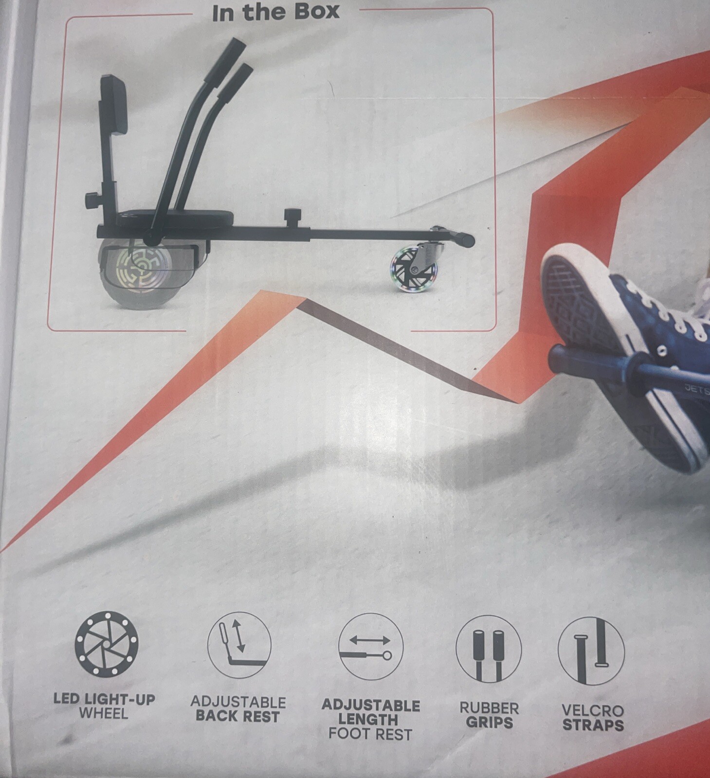 Jetson JetKart Universal Hoverboard Attachment Go Kart Seat Black NEW