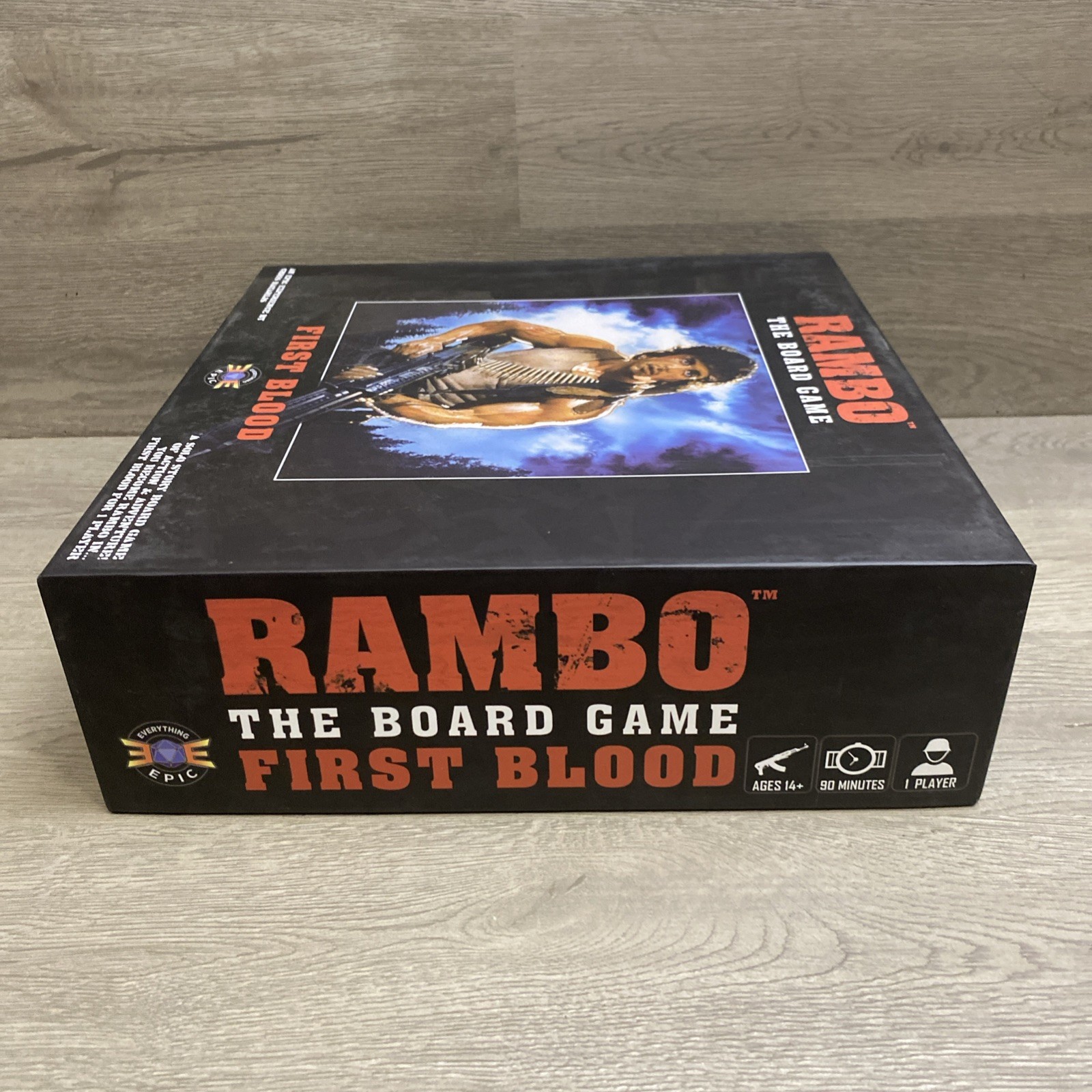 Everything Epic Board Game Rambo – The Board Game – First Blood Box EX/NM