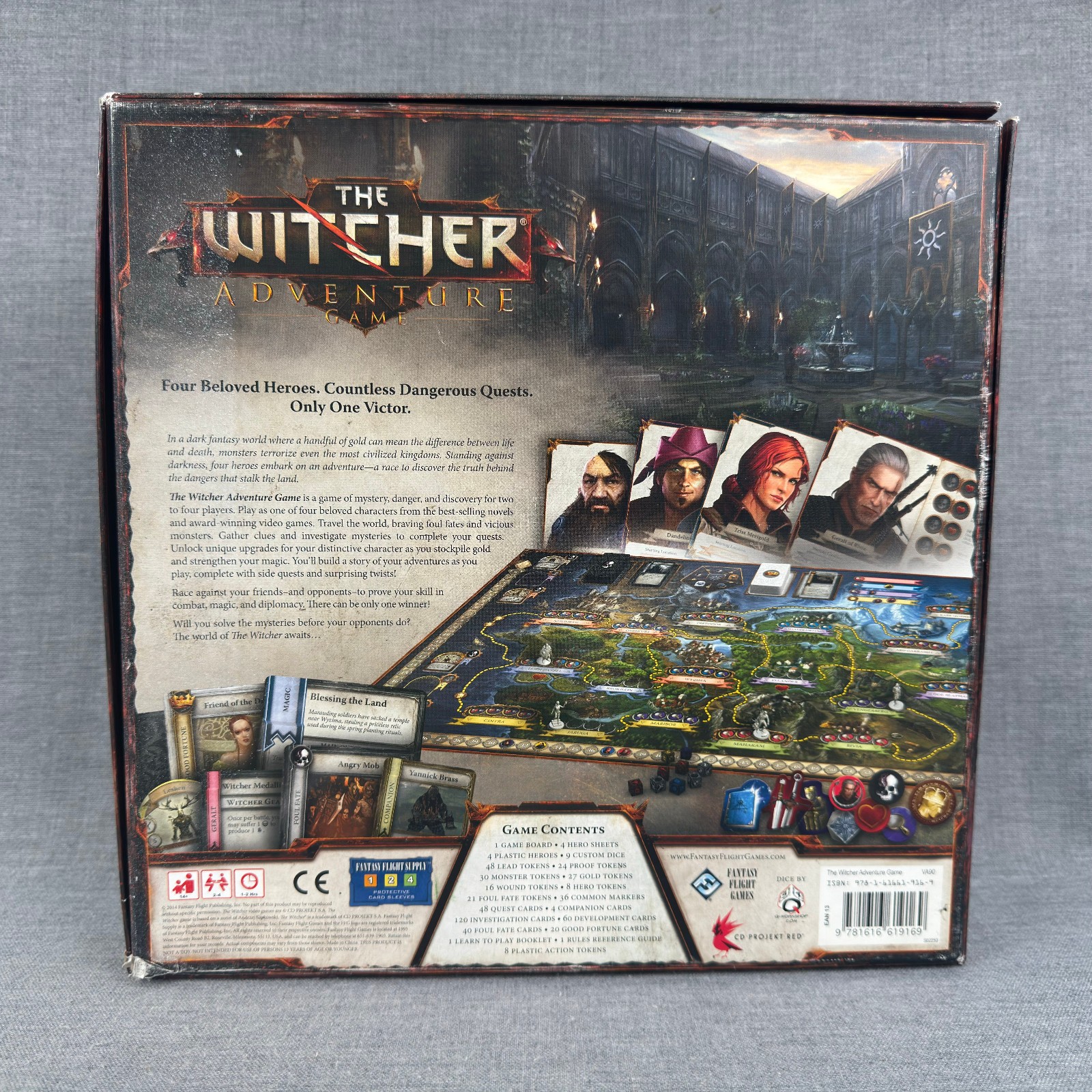 The Witcher Adventure Game Fantasy Flight 2014 Strategy Complete CD Projekt Red
