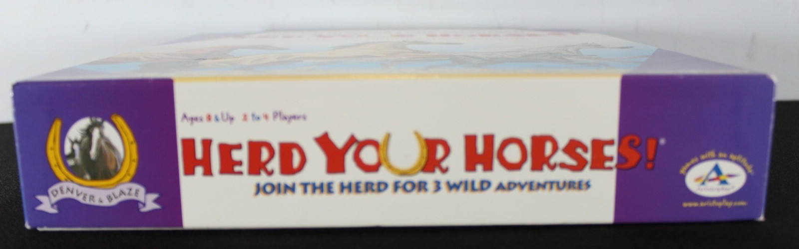 Herd Your Horses Board Game 3 Wild Adventures Aristoplay 2016 Sealed NEW OPEN BO