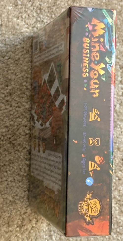 Envy Born Board Game Mine Your Business Kickstarter Stretch Goals Box New Sealed