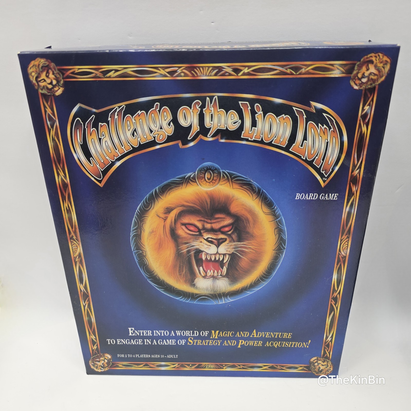 Challenge Of The Lion Lord 1995 Board Game Rare Vintage 100% Complete GUC