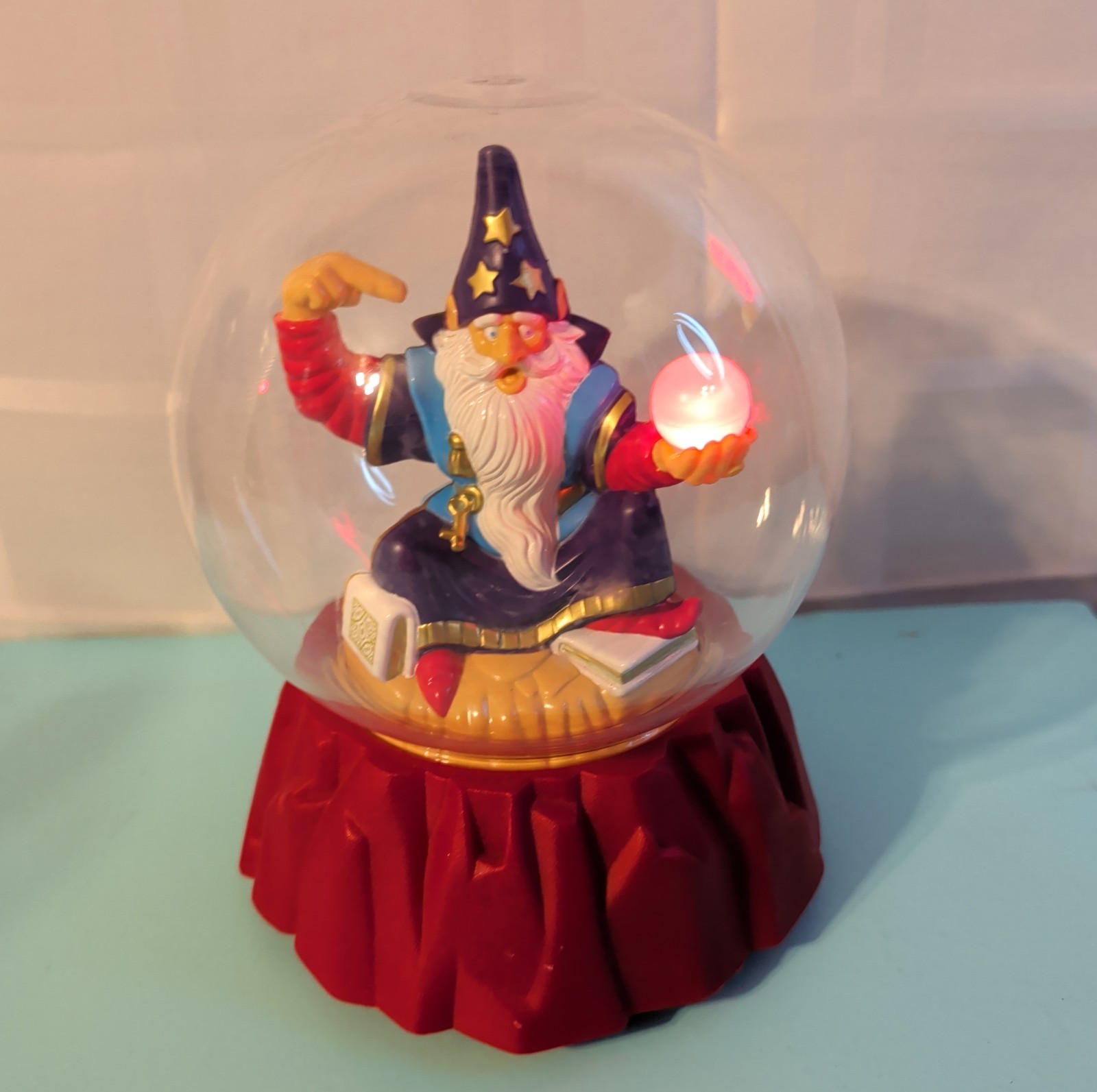 ASK ZANDAR Game Wizard Crystal Ball Only Fortune Teller Light Up Vintage 1992