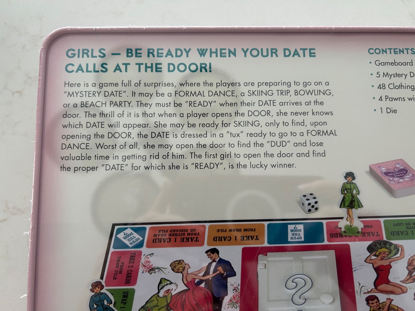 HASBRO Mystery Date Board Game Nostalgic Edition in Collectible Tin $40