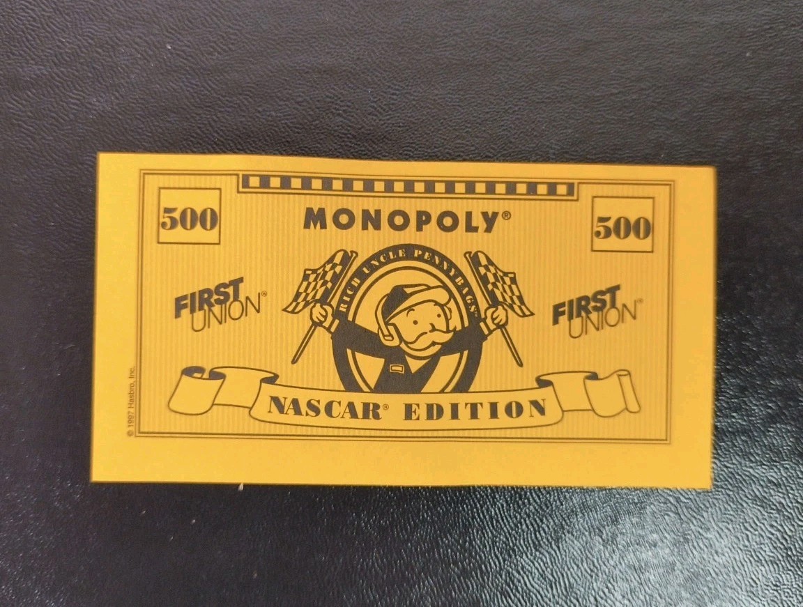 Collectible Vintage NASCAR Monopoly Edition Christmas – Complete Board Game 1997