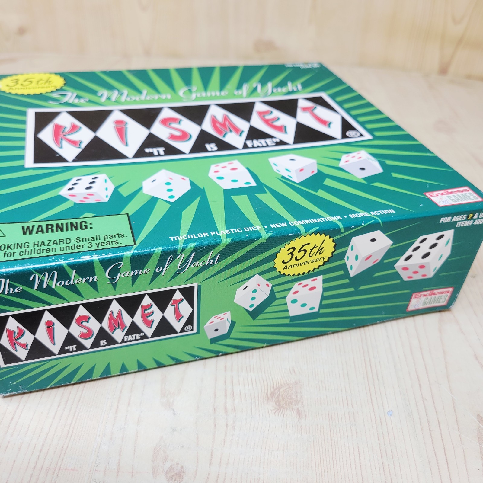 Vintage Kismet “The Modern Game Of Yacht” 35th Anniversary MISSING TWO DICE!