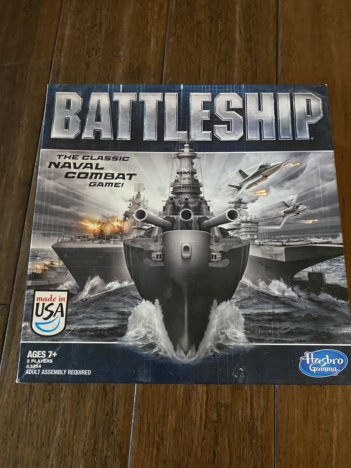 Hasbro Gaming Battleship Classic Naval Combat Board Game Complete Made USA 7+ 2P