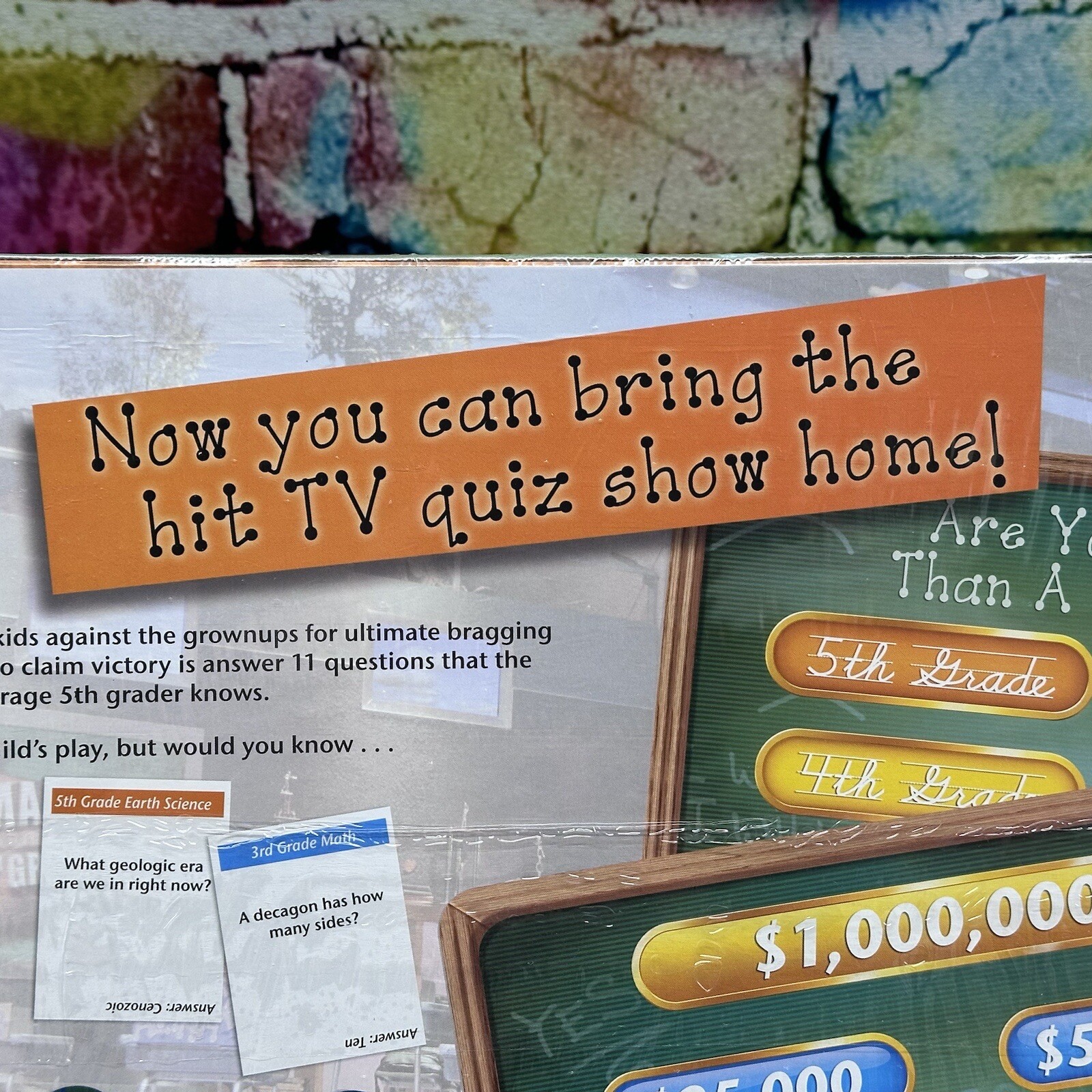 Are You Smarter Than A 5th Grader? Board Game 2007 Family Fun Ages 8+ School NEW