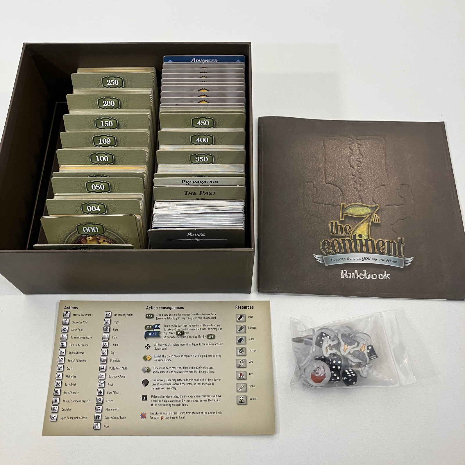 7th Continent Explore Survive You Are The Hero 2019 Serious Poulp Card Game