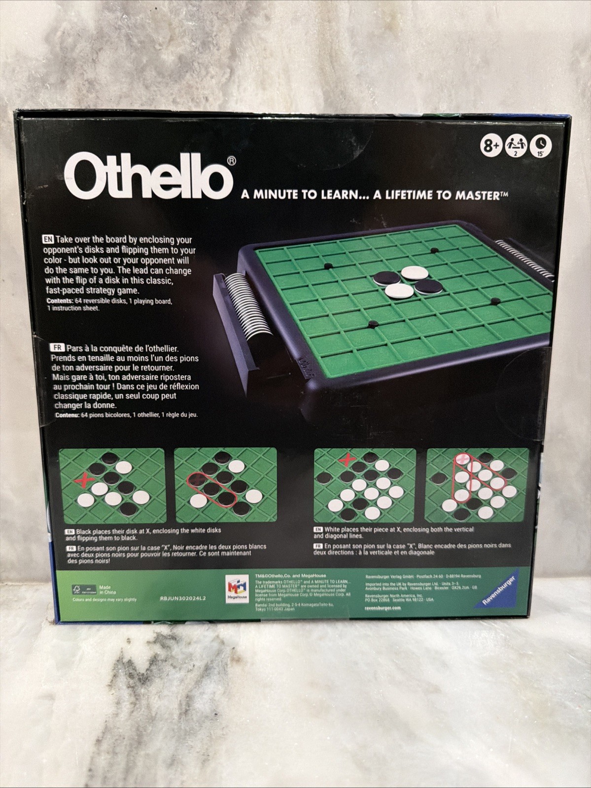 Othello® Classic A Minute To Learn – A Lifetime To Master 2-Players NEW