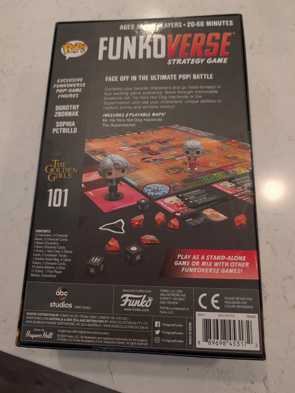 Sealed Funko Funkoverse The Golden Girls Strategy Game Exclusive Pop!