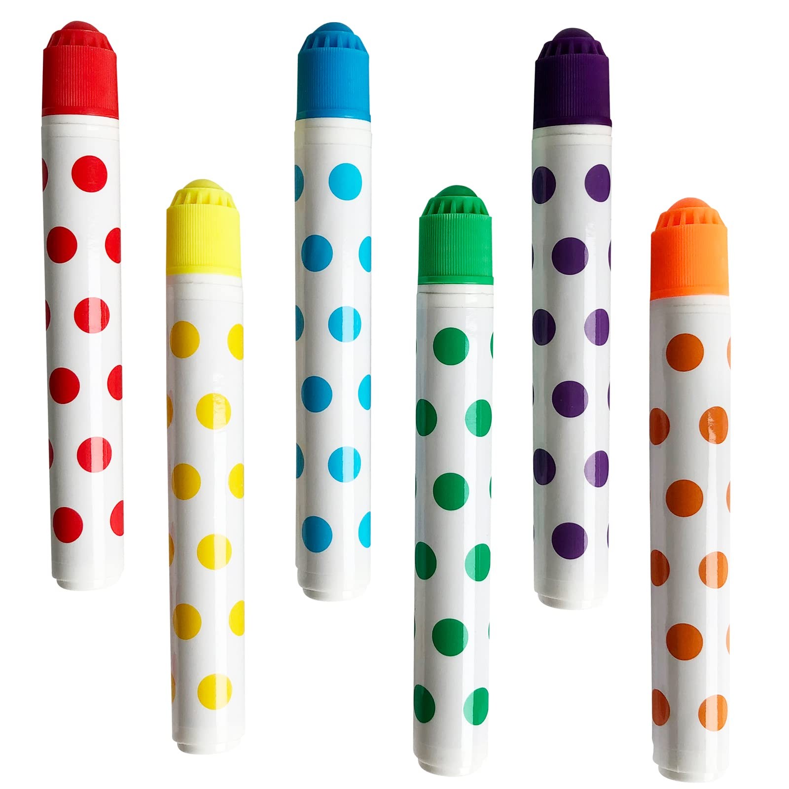 Yuanhe Bingo Daubers 6 Pack in Mixed Colors Marker Ink Bottle Set