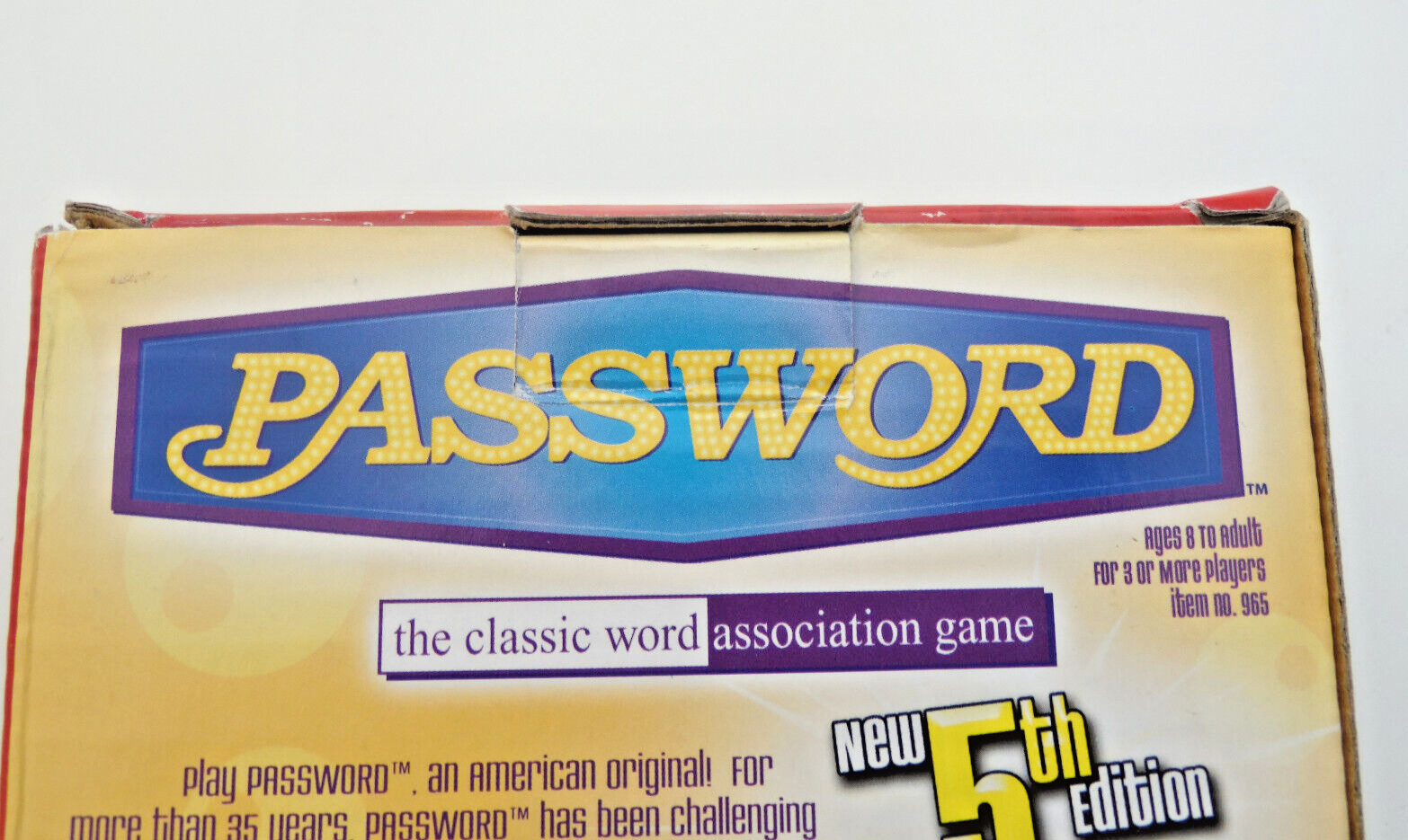 PASSWORD Endless Games 2008 Quick Picks 5th Edition — New in Box