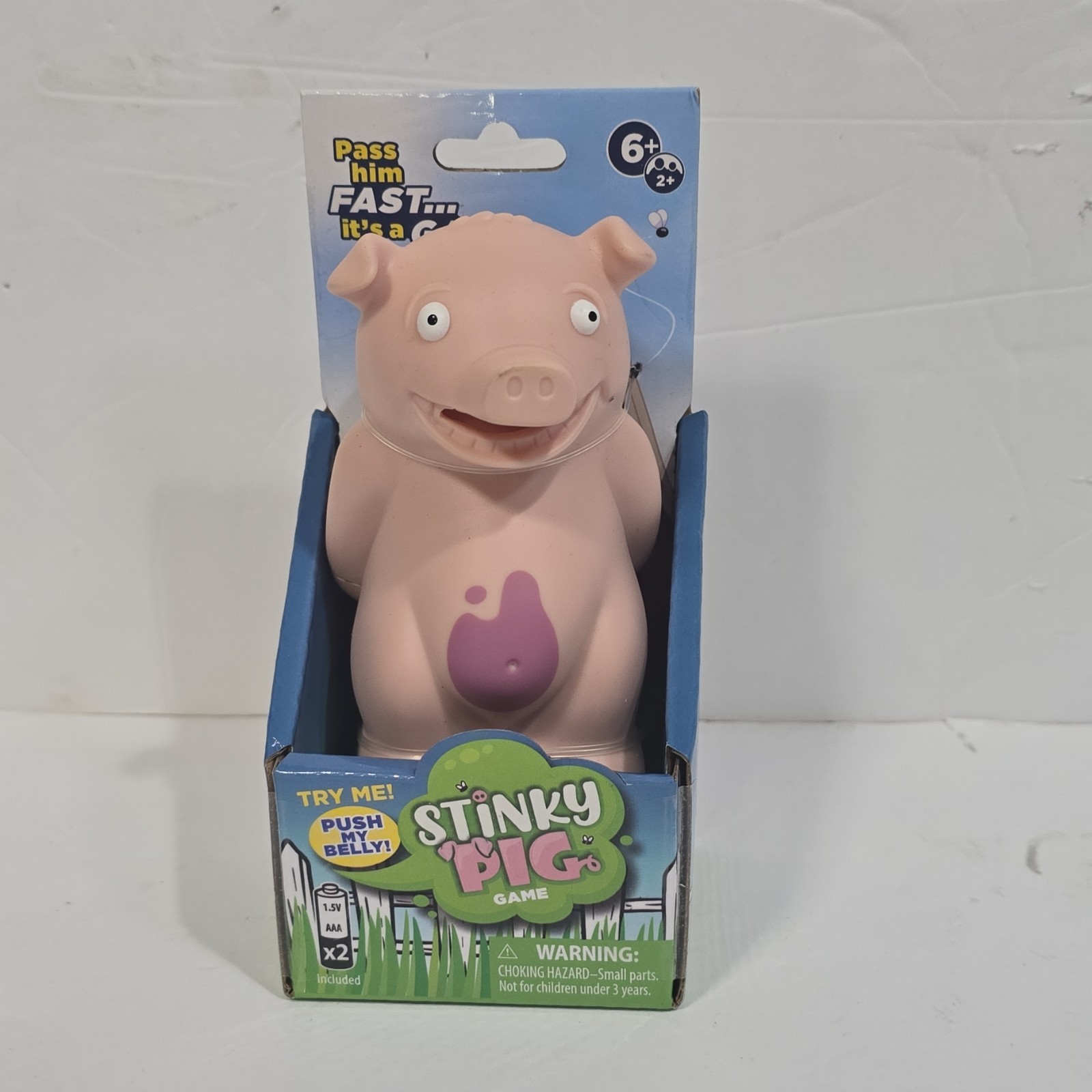 Stinky Pig Party Game by PlayMonster – Pass the Pig Before He Toots!