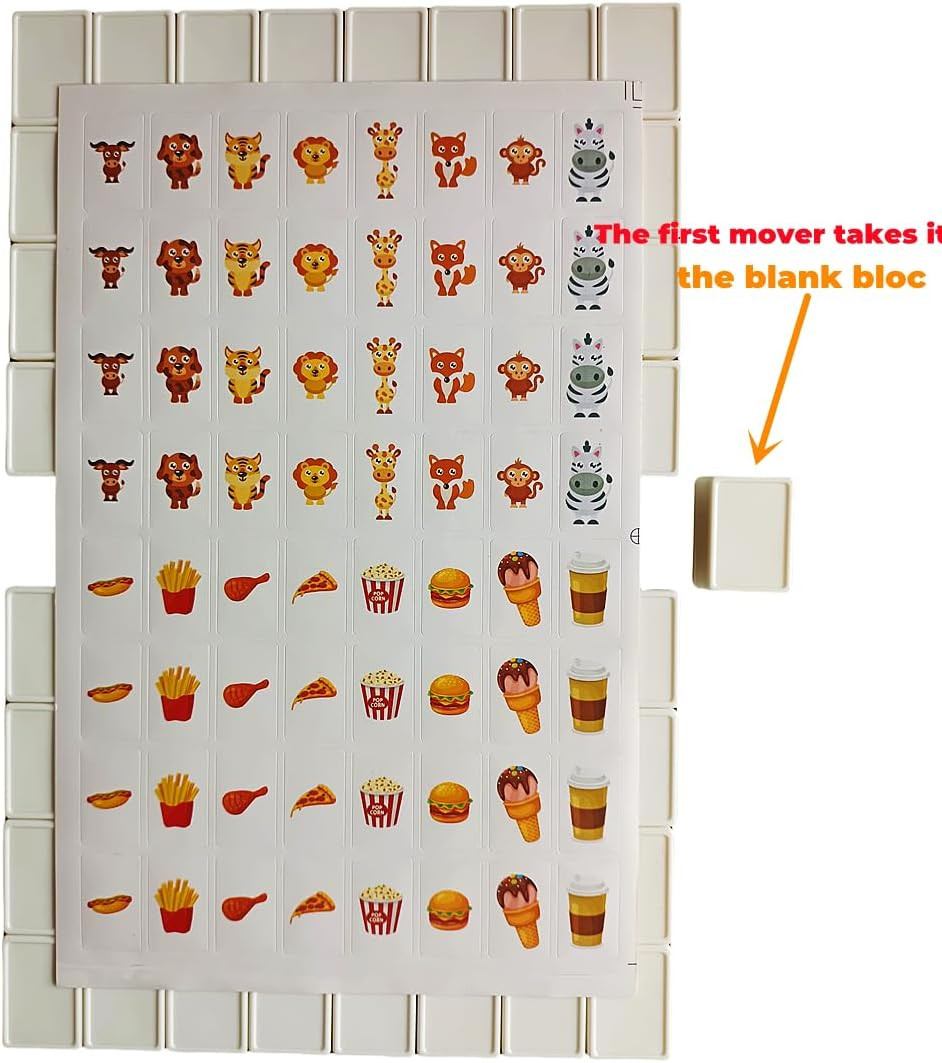 65 Tiles 30mm Seaside Game Blocks, Tiles Escape Game for Kids in ABS Plastic …