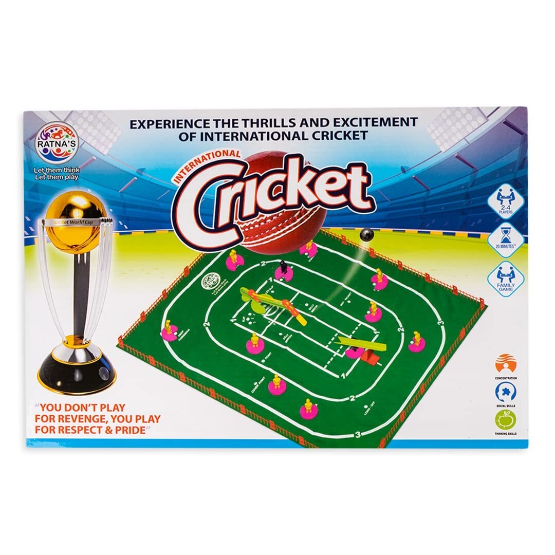 Indoor International Cricket Board Game for Kids, Multicolor