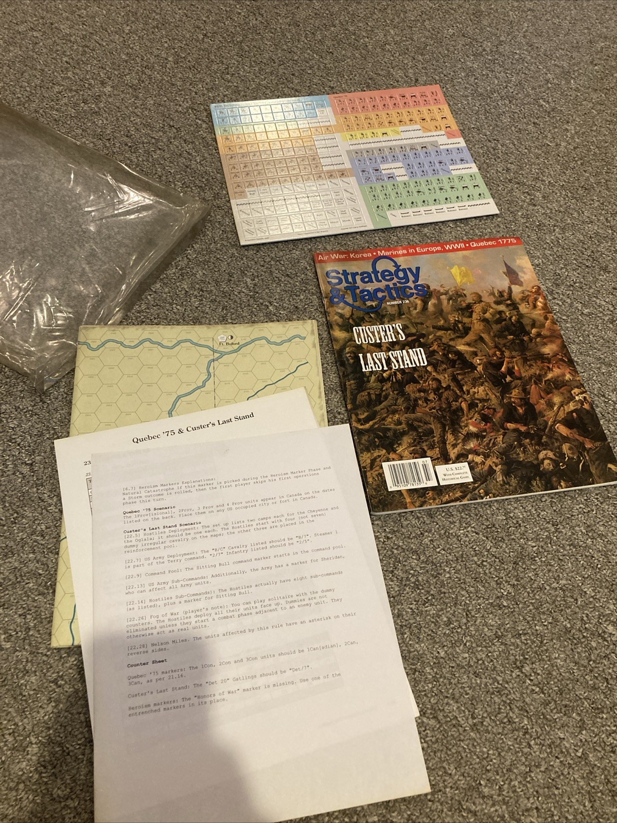 SPI: Strategy & Tactics: 236: Custer’s Last Stand: Unpunched